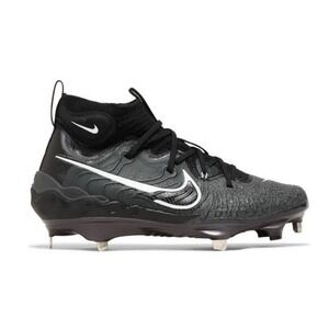 Nike Men‎ Alpha Huarache NXT Black Dark Smoke Grey Cleats Size 7 New